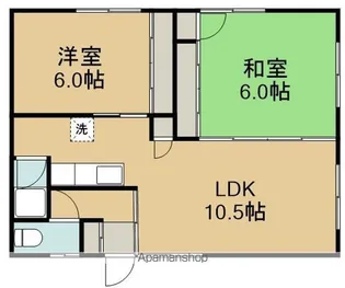 パレスわかまつ【2階】の間取り